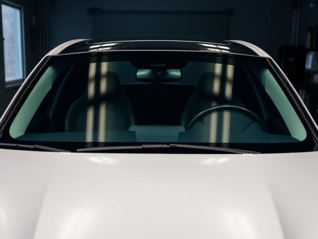 Full Windshield Tint on a car